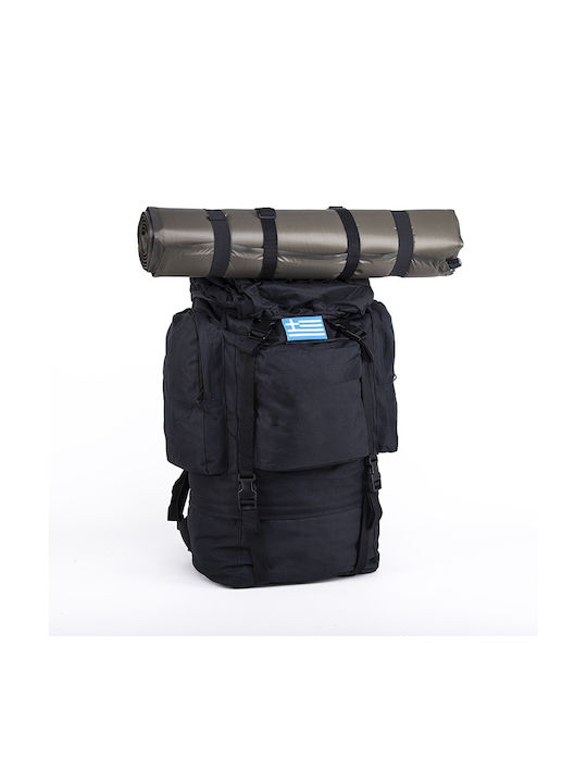 Tuffmensgear Waterproof Mountaineering Backpack 70lt Black