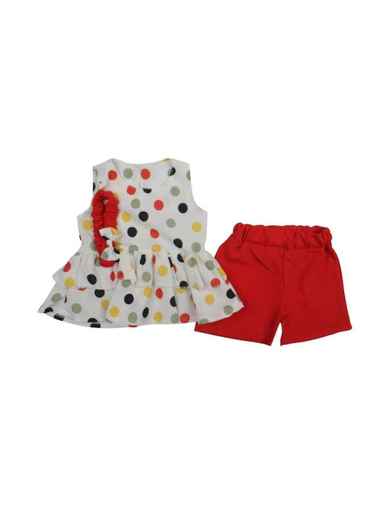 Jana Kids Set with Shorts Winter 2pcs Red