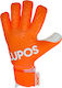 Lupos Quartz Metal Pro Goalkeeper Gloves — German Latex Quartz — Negative Cut —orange