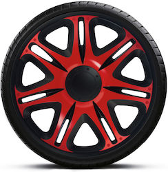 Versaco Τάσια 16" 4τμχ Κόκκινο 7326.3.10