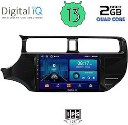 Digital IQ Car-Audiosystem für Kia Rio 2012-2015 (Bluetooth/USB/AUX/WiFi/GPS/Android-Auto) mit Touchscreen 9"