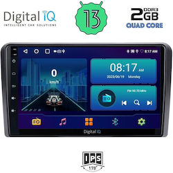 Digital IQ Sistem Audio Auto pentru Audi A3 2003-2012 (Bluetooth/USB/AUX/WiFi/GPS/Android-Auto) cu Ecran Tactil 9"