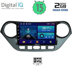 Digital IQ Car-Audiosystem für Hyundai i10 2014-2020 (Bluetooth/USB/AUX/WiFi/GPS/Android-Auto) mit Touchscreen 9"