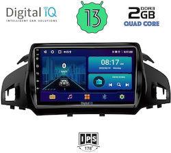 Digital IQ Ηχοσύστημα Αυτοκινήτου για Ford Kuga 2011> (Bluetooth/USB/AUX/WiFi/GPS/Android-Auto) με Οθόνη Αφής 9"