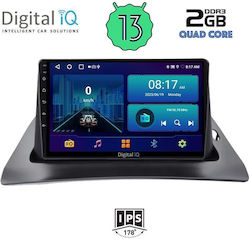 Digital IQ Ηχοσύστημα Αυτοκινήτου για Renault Kangoo 2010> (Bluetooth/USB/AUX/WiFi/GPS/Android-Auto) με Οθόνη Αφής 9"