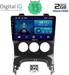 Digital IQ Ηχοσύστημα Αυτοκινήτου για Peugeot 3008 2008-2016 με A/C (Bluetooth/USB/AUX/WiFi/GPS/Android-Auto) με Οθόνη Αφής 9"