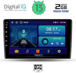 Digital IQ Sistem Audio Auto pentru Dacia Duster 2012-2019 (Bluetooth/USB/AUX/WiFi/GPS/Android-Auto) cu Ecran Tactil 9"