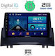 Digital IQ Car-Audiosystem für Renault Megane 2002-2008 (Bluetooth/USB/AUX/WiFi/GPS/Android-Auto) mit Touchscreen 9"