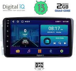 Digital IQ Sistem Audio Auto pentru Mercedes-Benz Clasa CLK 2000-2004 (Bluetooth/USB/AUX/WiFi/GPS/Android-Auto) cu Ecran Tactil 9"