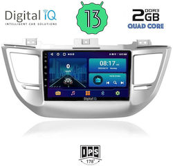Digital IQ Car-Audiosystem für Hyundai Tucson 2015-2019 (Bluetooth/USB/AUX/WiFi/GPS/Android-Auto) mit Touchscreen 9"