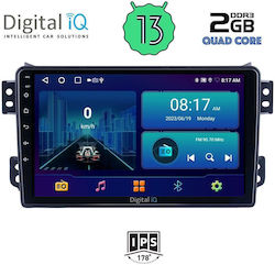 Digital IQ Ηχοσύστημα Αυτοκινήτου για Opel Agila Suzuki Splash 2008> (Bluetooth/USB/WiFi/GPS) με Οθόνη Αφής 9"