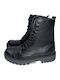 Leather Black Men's Boots