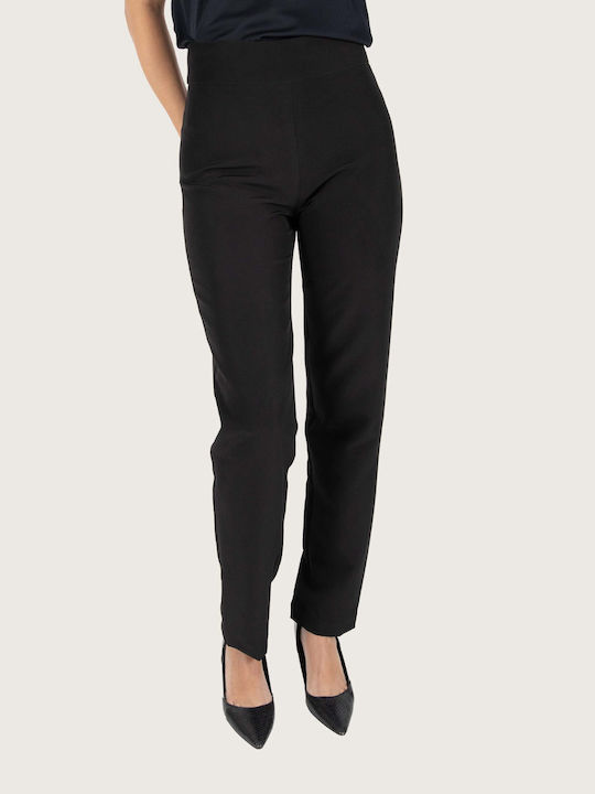 Innocent Damen Stoff Hose Schwarz