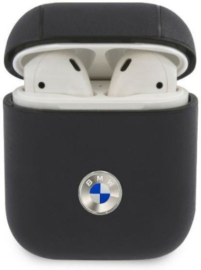BMW Signature Θήκη Δερμάτινη σε Navy Μπλε χρώμα για Apple AirPods