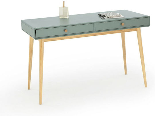 Desk Jimi Wooden Green 120x53x75cm