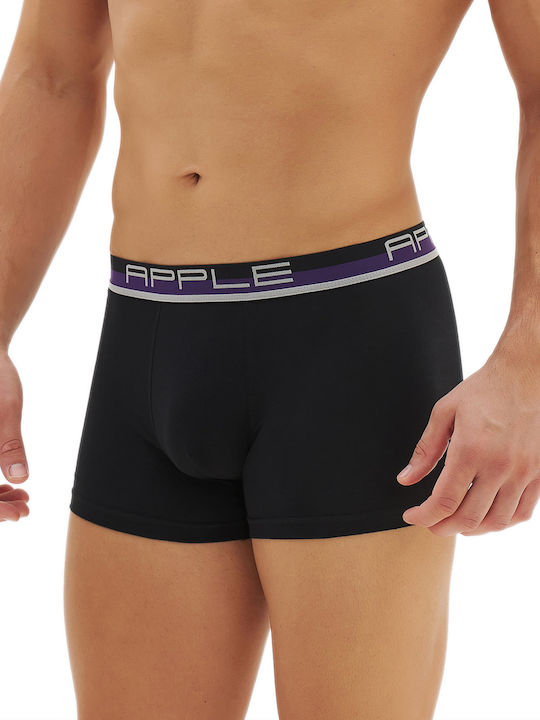 Apple Boxer Ανδρικό Μποξεράκι Black/Mauve