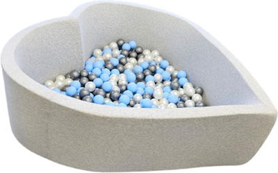 Misioo Ball Pit made of Fabric Silver