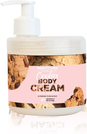 Beauty Line Ενυδατική Κρέμα Σώματος με Aloe Vera 500ml