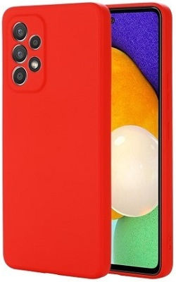 5g Back Cover Σιλικόνης Κόκκινο (Galaxy A73)
