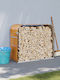 vidaXL Metallisch Regal Holzlagerung 120x45x100cm