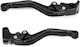 Barracuda Set Manete Frână/Ambreiaj Motocicletă Manete de motocicletă Manete de motocicletă ajustabile Negre SP6127-11/