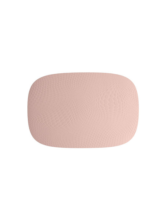 Aida Plastic Placemat Leather Pink