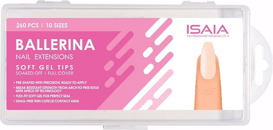 Isaia Soft Gel Tips Νυχιών Διάφανα COSMO-12170
