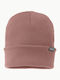 Beanie Unisex Beanie mit Rippstrick in Rosa Farbe