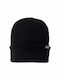 Jack Wolfskin Beanie Unisex Σκούφος με Rib Πλέξη σε Μαύρο χρώμα