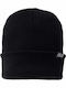 Beanie Unisex Σκούφος με Rib Πλέξη σε Μαύρο χρώμα