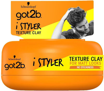 Schwarzkopf Got2B iStylers Texture Clay For Matt Looks 75ml