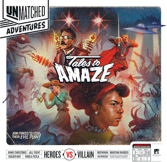Board Game Unmatched Adventures - Tales To Amaze for 1-4 Players 9+ Years Old (EN) Iello