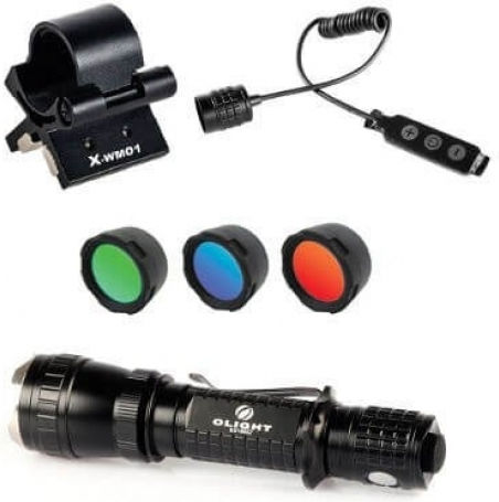Olight Wiederaufladbar Taschenlampe LED mit maximaler Helligkeit 420lm Schwarz