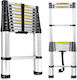 ForHome Aluminum Telescopic Ladder with 10 Stairs and Maximum Height 3.2m XJG-024-031