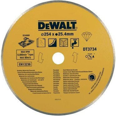 Dewalt DT3734 Disc de tăiere Materiale de construcție 1buc