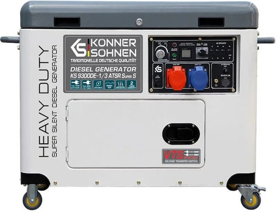 Könner & Söhnen K&s Генератор Дизел Четиритактов с Миза и Максимална Мощност 9.3kVA