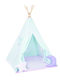 Kiddylab Kids Indian Teepee Play Tent Teepee Dreams Light Blue