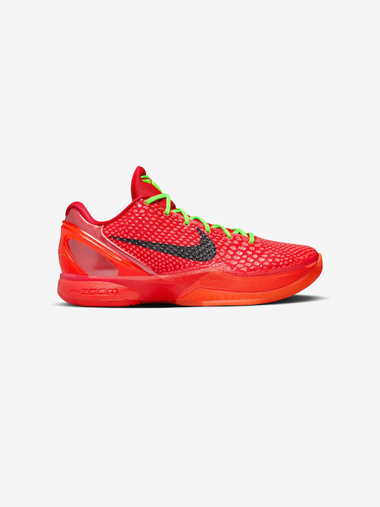 Nike Kobe 6 Protro Sneakers Bright Crimson / Black / Electric Green