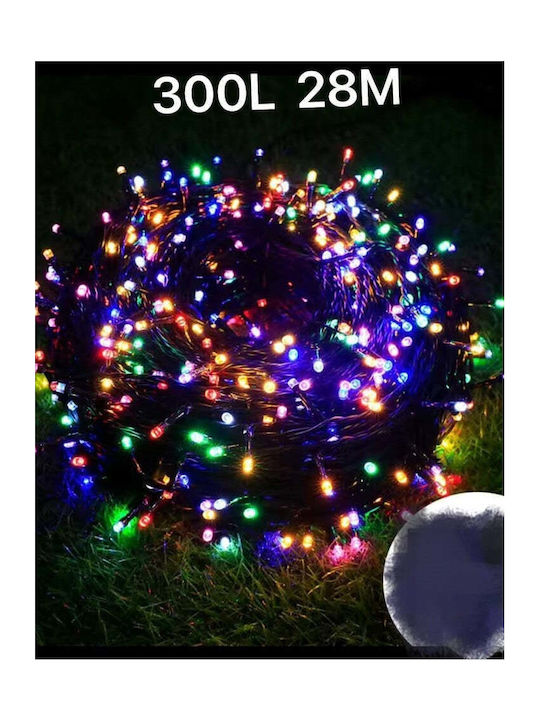 100 Christmas Lights LED Multicolor in String