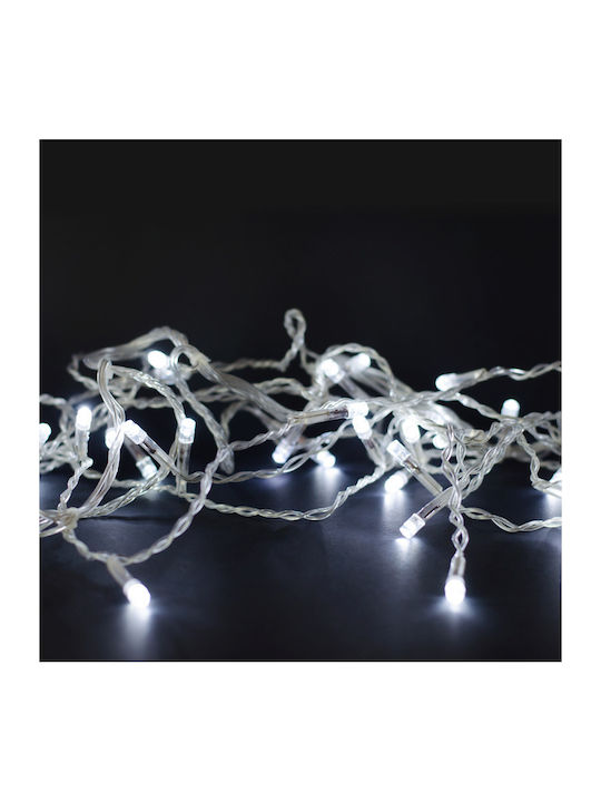 200 Christmas Lights LED White in String