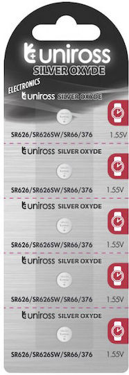 Uniross Μπαταρία Silver Oxide Ρολογιών LR66 1.55V 1τμχ