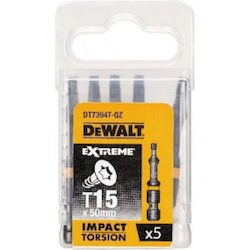 DEWALT Set 5 Schraubendreher-Bits Torx Impact
