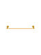 24home.gr Single Wall-Mounted Bathroom Rail Yellow