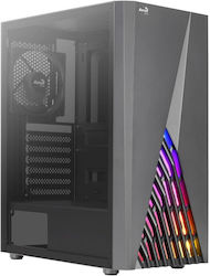 Aerocool Delta Midi Tower Κουτί Υπολογιστή Μαύρο