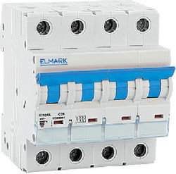 Elmark Automatic Circuit Breaker 20A Quadruple-pole 41407C