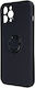 TelForceOne Back Cover Silicon / Plastic Negru (iPhone 15 Pro Max)