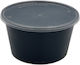 Ecocraft Disposable Plastic PP Tableware 475ml Black 50pcs