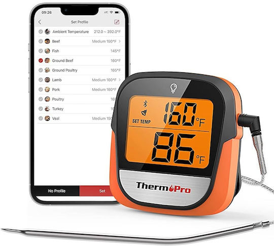 Thermo Pro Wireless Electronical Cooking Thermometer with Probe and Bluetooth