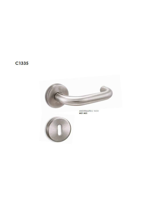 Conset Lever C1335 C1335RAFROZ Pair Stainless s...