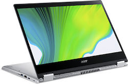 Acer Spin 3 A3SP14-31PT-32M6 14" Touchscreen (Kern i3-N305/8GB/256GB SSD/Fenster 11 S) Silver